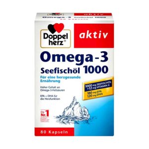 Omega 3 Seefischol 1000mg Dầu Cá Doppelherz 80 viên