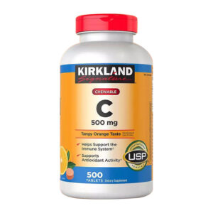 Vitamin C 500mg Kirkland Viên uống tăng cường sức đề kháng 500 viên