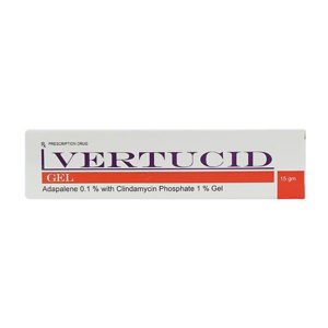 Kem trị mụn trứng cá Vertucid Gel 15g
