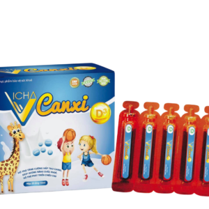 Canxi D3 Vicha Bổ sung canxi, vitamin D3 (20 Ống)
