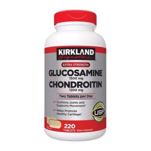 Glucosamine 1500mg Chondroitin 1200mg Kirkland Viên uống bổ xương khớp (220 Viên)
