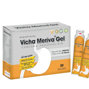 Dung dịch dạ dày Vicha Meriva Gel Hỗ trợ giảm acid dịch vị, giúp bảo vệ niêm mạc dạ dày 20 gói