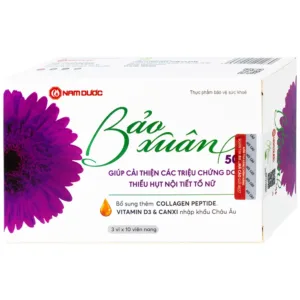 Bảo Xuân 50+ Nam Dược Viên uống hỗ trợ cân bằng nội tiết tố nữ 30 viên