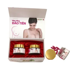 Viên Uống Đào Tiên Vạn tam Viên uống Hỗ trợ tăng cường nội tiết tố nữ 40 Viên