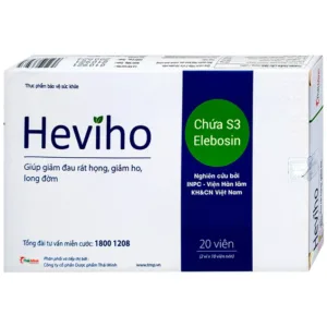 Heviho Thái Minh Giảm đau rát họng, giảm ho, long đờm 20 viên