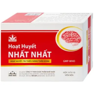 Hoạt Huyết Nhất Nhất Giúp hoạt huyết, trị thiểu năng tuần hoàn 30 viên