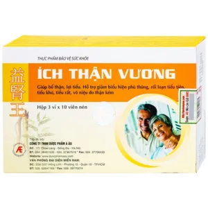 Ích Thận Vương Á Âu Viên uống bổ thận, lợi tiểu 30 viên