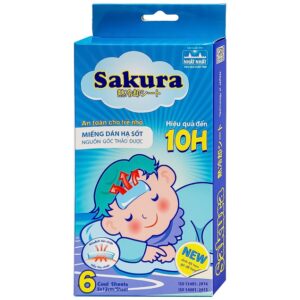 Miếng dán hạ sốt Sakura 3 gói