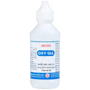 Nước Oxy Già 3% OPC làm sạch, sát trùng vết thương nhỏ 60ml