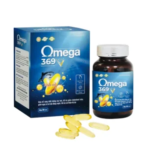 Omega 3.6.9 Vicha Viên uống bổ mắt, giảm nguy cơ xơ vữa động mạch 60 viên