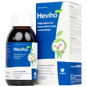 Siro Heviho Thái Minh Giảm đau rát họng, giảm ho, long đờm 100ml