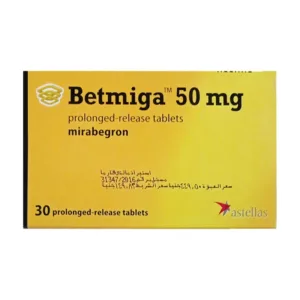 Betmiga 50mg Astellas Điều trị triệu chứng tiểu gấp (30 viên)