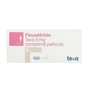 Finasteride Teva 5mg Điều trị Rối loạn đường tiết niệu (28 viên)