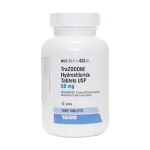 Trazodone 50mg Teva Điều trị rối loạn lo âu và trầm cảm (1000 viên)