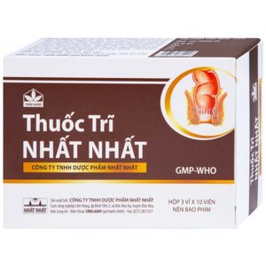 Thuốc Trĩ Nhất Nhất Điều trị các trường hợp trĩ cấp tính (30 viên)
