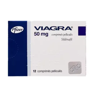 Viagra 50mg Pfizer Điều trị rối loạn cương dương (12 viên)