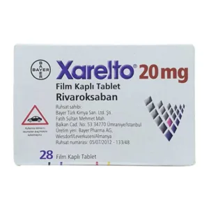 Xarelto 20mg Bayer Điều trị huyết khối tĩnh mạch sâu 10 viên