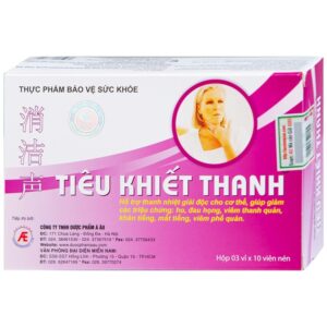 Tiêu Khiết Thanh Á Âu Viên uống hỗ trợ thanh nhiệt giải độc cho cơ thể 30 viên