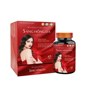 Sáng Hồng Da CoCo Vạn tam Viên uống Collagen 45 viên