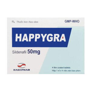 Happygra 50mg Điều trị rối loạn cương dương (4 viên)