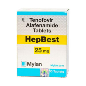 Thuốc Hepbest 25mg Mylan điều trị viêm gan B (30 viên)