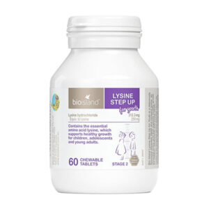 Lysine Step Up For Youth Bioisland Viên nhai tăng chiều cao 60 viên