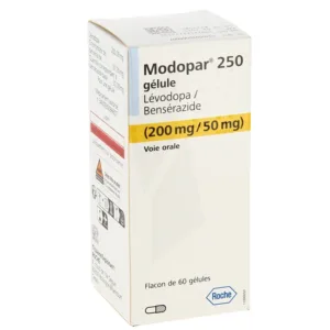 Modopar 250mg Roche Điều trị bệnh Parkinson (60 viên)