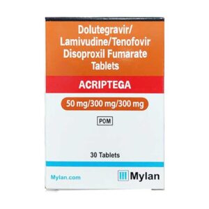 Acriptega 50/300/300mg Mylan - Điều trị nhiễm HIV (30 viên)