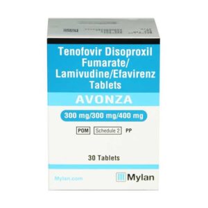 Avonza 300mg/300mg/400mg - Điều trị nhiễm HIV (30 viên)