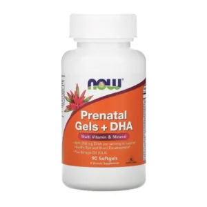 Prenatal Gels+DHA Now Viên uống bổ bầu 90 viên