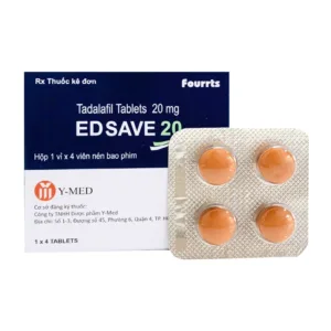 Edsave 20mg Fourrts Điều Trị rối loạn cương dương (4 viên)