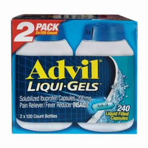 Advil Liqui-Gels Giảm đau hạ sốt (2 chai x 120 viên)