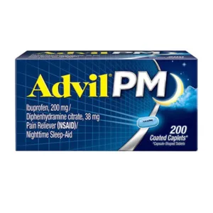 Advil PM 200mg Giảm đau hạ sốt (200 viên)