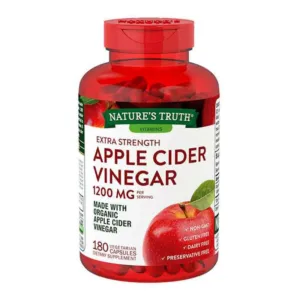 Apple Cider Vinegar 1200mg Nature’s Truth  Viên giảm cân giấm táo 180 viên