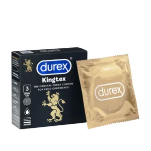 Bao cao su Durex Kingtex Ôm sát bôi trơn (3 cái)