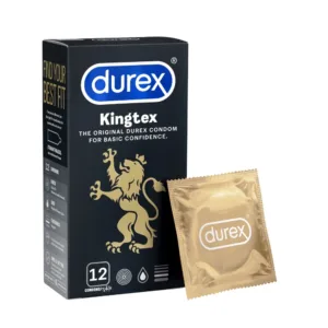 Bao cao su Durex Kingtex Ôm sát bôi trơn 12 cái