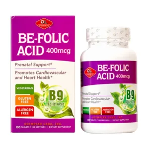 Be Folic Acid Olympian Labs  – Viên uống bổ máu (100 viên)