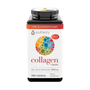 Collagen Biotin Youtheory Viên uống sáng đẹp da (390 viên)