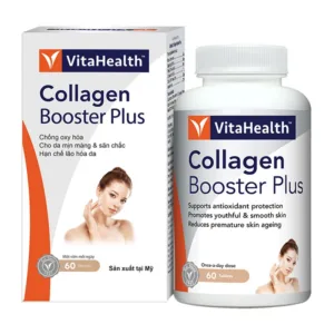 Collagen Booster Plus VitaHealth Viên uống sáng đẹp da 60 viên