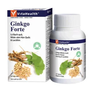 Ginkgo Forte VitaHealth Viên uống bổ não (30 viên)