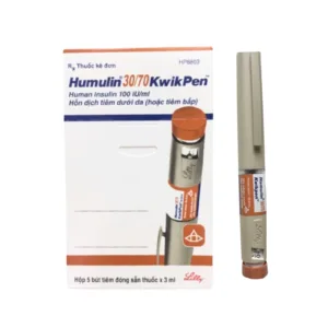 Humulin 30/70 Kwikpen Điều trị bệnh đái tháo đường (5 bút)