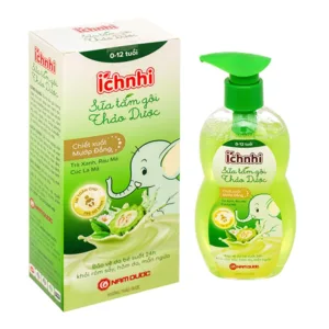 Ích Nhi Sữa tắm gội Thảo Dược Giúp bảo vệ da khỏi mụn nhọt, hăm da, rôm sảy (200ml)