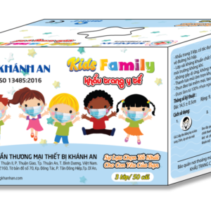 Khẩu Trang Trẻ Em Kids Family Khánh An 50 cái