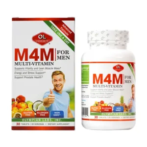 M4M Multivitamin For Men Olympian Labs - Bổ sung vitamin và khoáng chất cho nam giới (30 viên)
