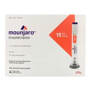 Mounjaro 15mg/0.5ml Lilly - Điều trị Bệnh đái tháo đường týp 2 (4 Bút)