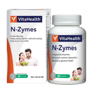 N-Zymes VitaHealth Viên uống men tiêu hóa 30 viên