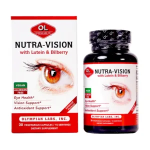 Nutra Vision With Lutein & Bilberry Olympian Labs Viên uống bổ mắt 30 viên