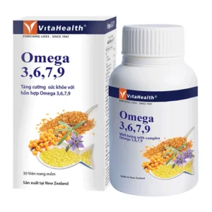 Omega 3 6 7 9 VitaHealth Giảm nguy cơ xơ vữa động mạch (30 viên)