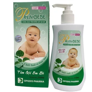 Phytobebe Opodis Pharma 250ml Dung dịch tắm rôm sẩy em bé