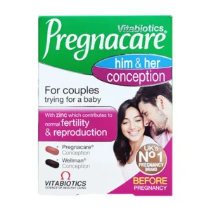 Pregnacare Him & Her Conception Vitabiotics Viên uống tăng khả năng thụ thai 60 viên